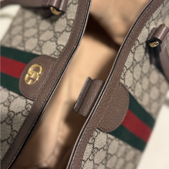 Gucci Ophidia Medium tote brown - barely used - Picture 6 of 6